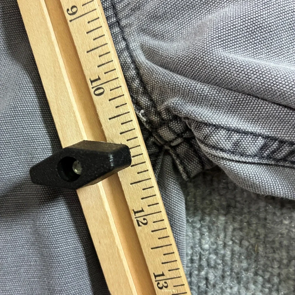 Levis 514 Straight Fit Pants Mens 36x32 Gray Stretch Twill Workwear Casual